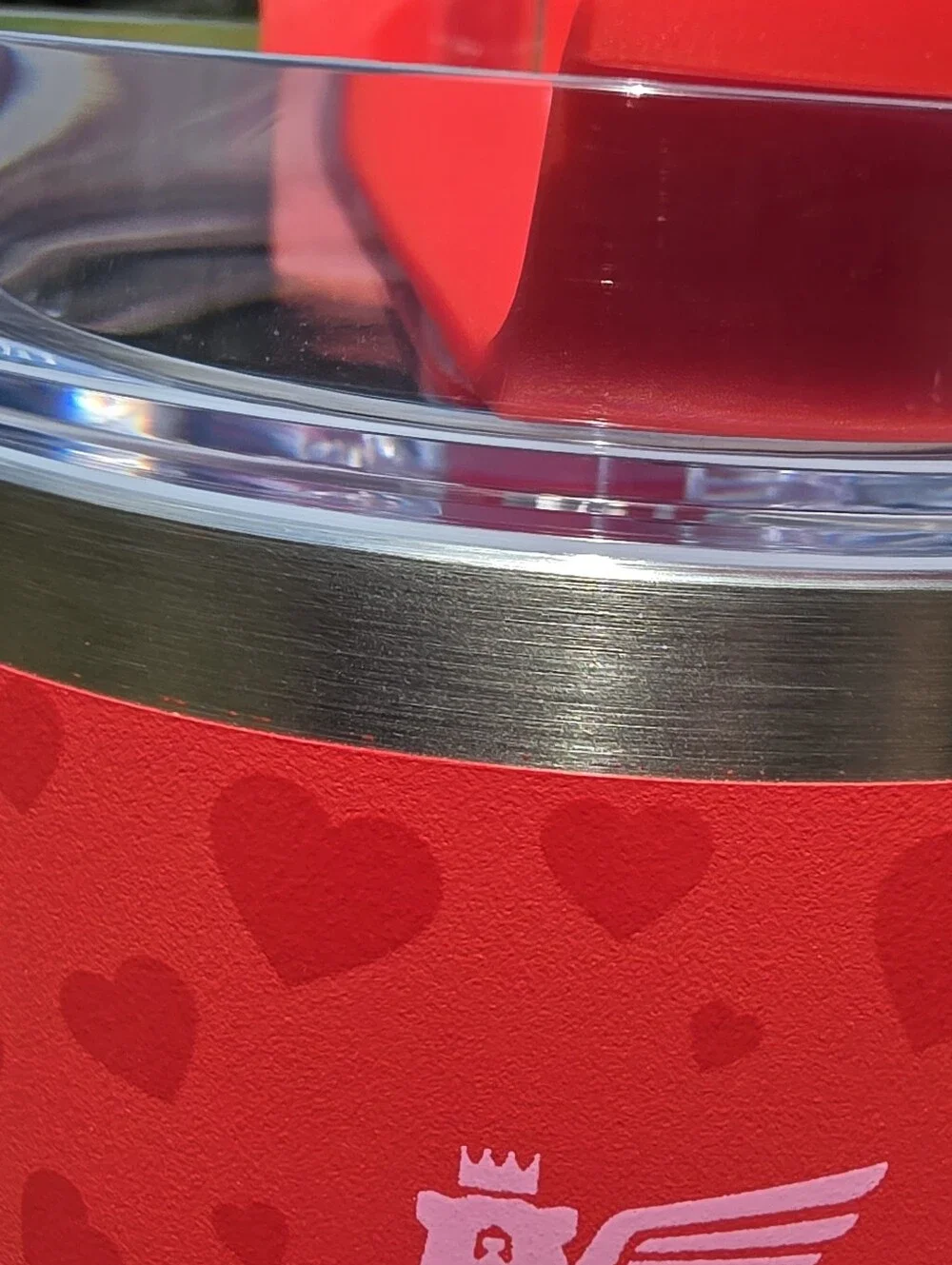 Stanley X Target Quencher H2.0 40 oz Sweet Hearts RED Valentine Tumbler New - Picture 4 of 9